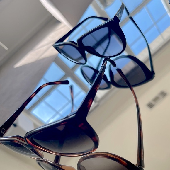 2 VALENTINO Sunglasses BLACK and BROWN Bundle! - Picture 8 of 12